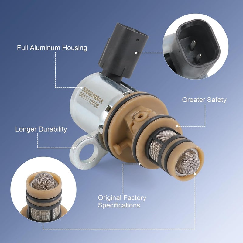 RALBDX 4PCS Engine Multiple Displacement Solenoid Compatible with 2010-2024 Dodge Ram 1500 2500 Challenger Charger Commander Grand Cherokee Chrysler 300 5.7L 6.4L Replace # 53022298AA 916-592XD - Image 5